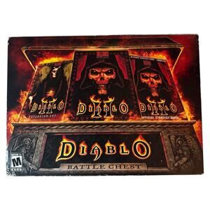 2001 Diablo II Battle Chest PC Video Game Strategy Guide Manual Expansion Pack